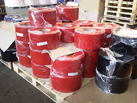 Coloured PVC roll stock
